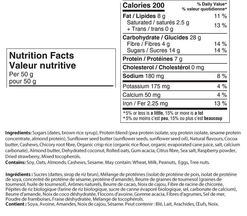 Naak ultra energy ingredients