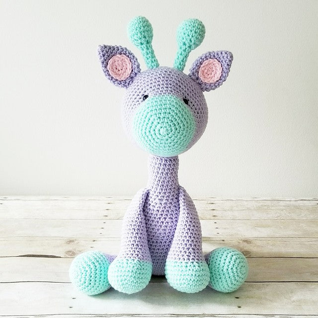 crochet giraffe stuffed animal