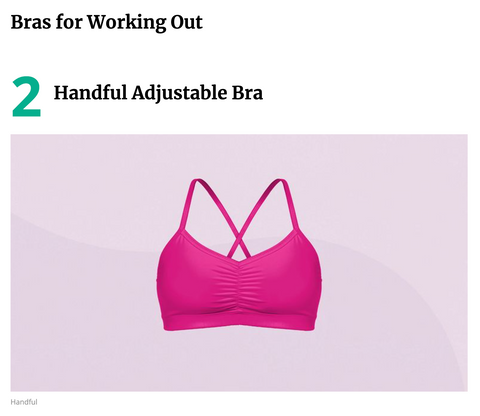 Handful's Adjustable Bra Named in Best Post-Mastectomy Bras