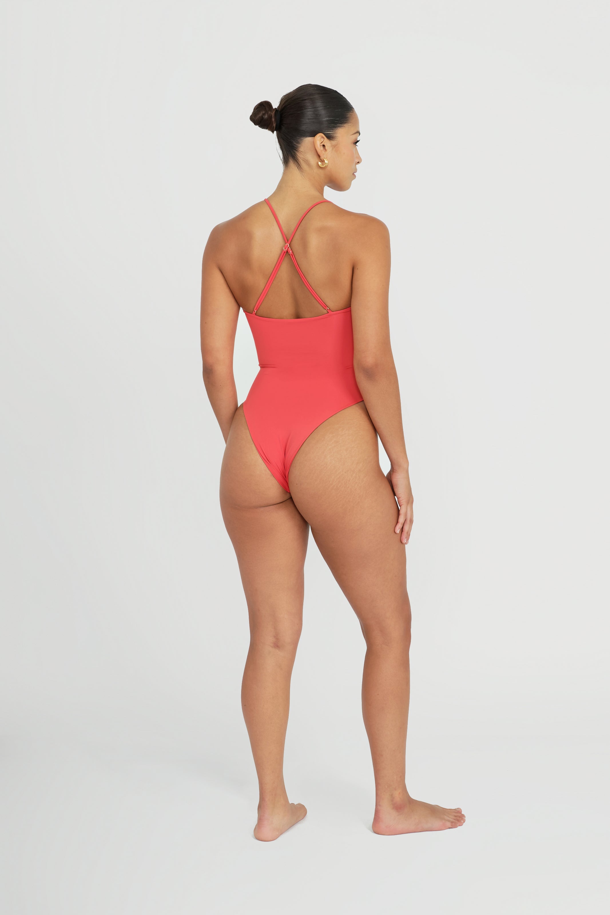 Red Recycled Swimwear Racerback One Piece Light-Moderate – Atlas McNeil  Healthcare Community