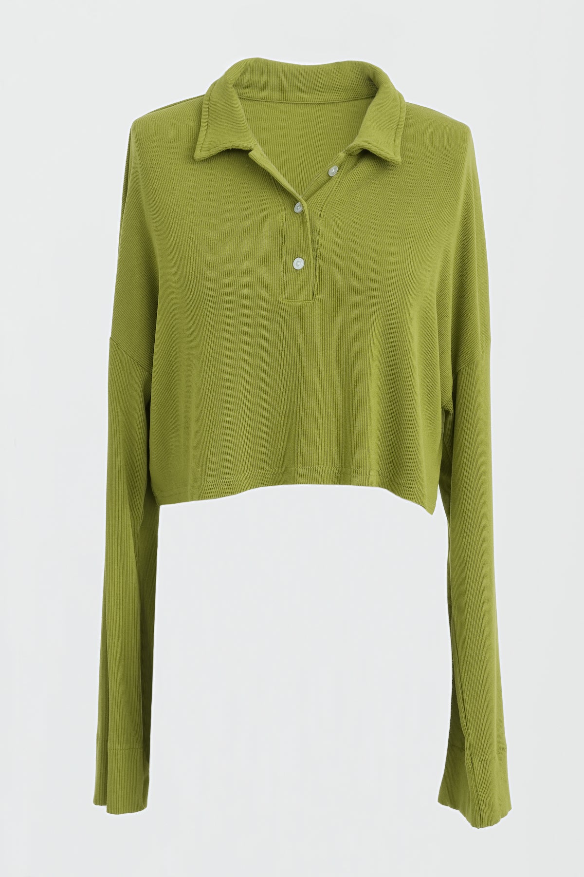 Rory Oversized Crop - Moss