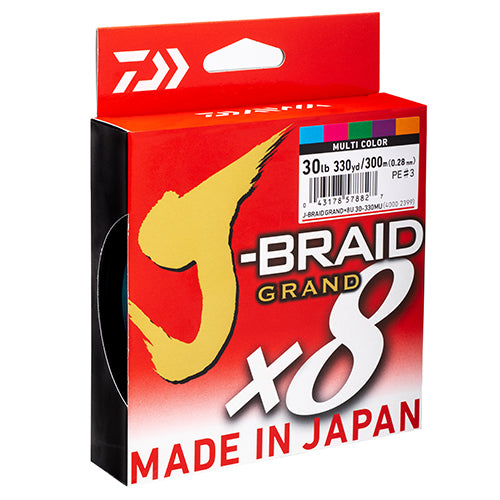 Daiwa J Grand x8 Braid Line 1500m Multi Color – Isofishinglifestyle