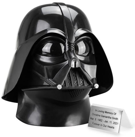 darth vader cremation urn, star wars urns, star wars  cremation urn, darth vader urn for ashes