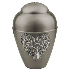 Steel cremation urn for adult ashes gregspol Ltd