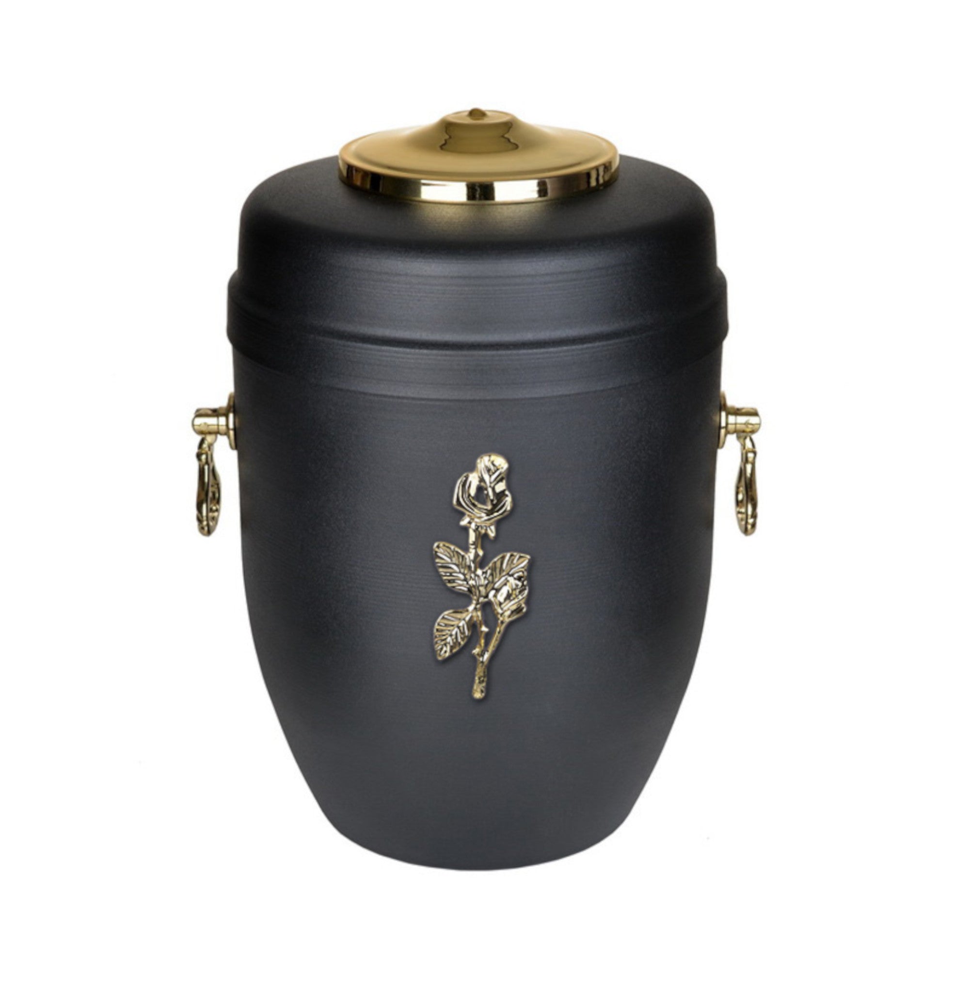 Metal Cremation Adult Ashes Urn, Black urn