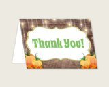 Thank You Card Baby Shower Thank You Card Autumn Baby Shower Thank You Card Baby Shower Autumn Thank You Card Brown Orange pdf jpg 0QDR3 - Digital Product