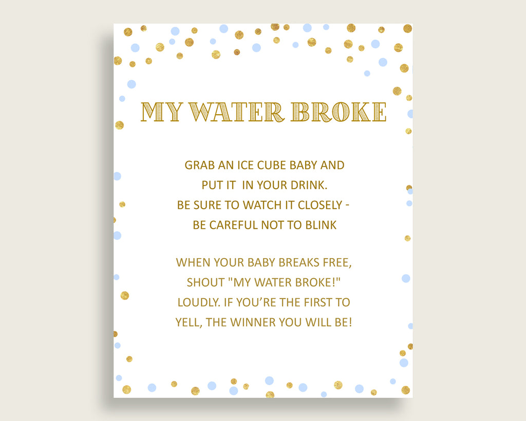 My Water Broke Baby Shower My Water Broke Confetti Baby Shower My Wate Studio 118