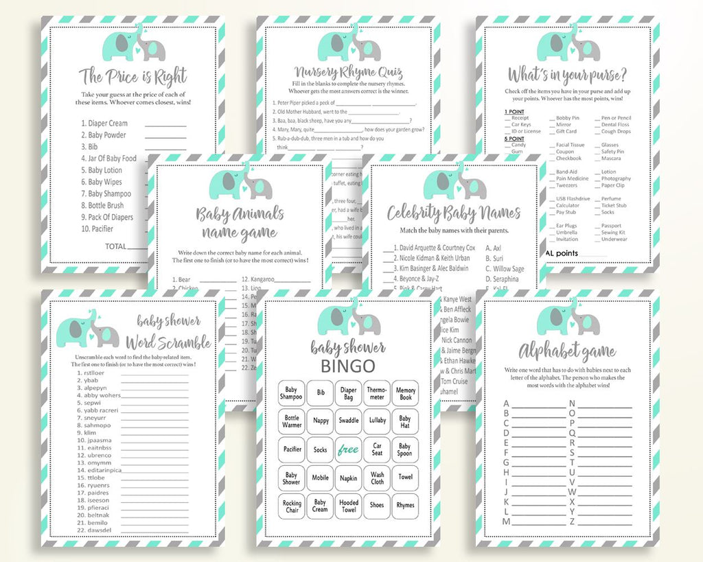 Games Baby Shower Games Turquoise Baby Shower Games Baby Shower