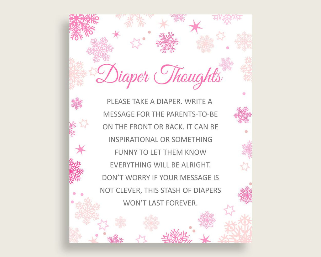 Diaper Thoughts Baby Shower Diaper Thoughts Winter Baby Shower