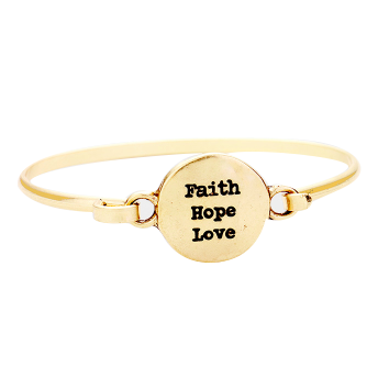 faith hope love bangle