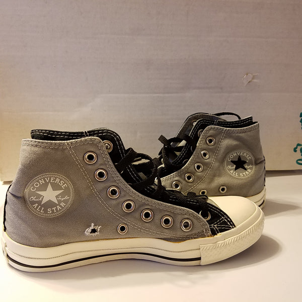 GRAY BLACK CONVERSE CHUCK TAYLOR HIGH TOP SNEAKER ADULT SIZE WN 7 MN 5 ...