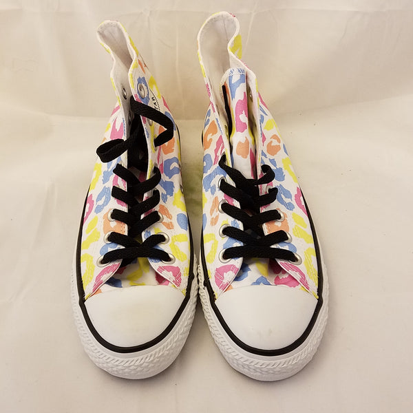 CONVERSE CHUCK TAYLOR HIGH TOP KISSES LIPS SNEAKER ADULT SIZE WN 9 MN ...