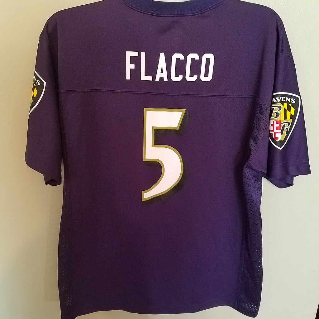 Youth Baltimore Ravens Joe Flacco Nike Purple Team Color Game Jersey