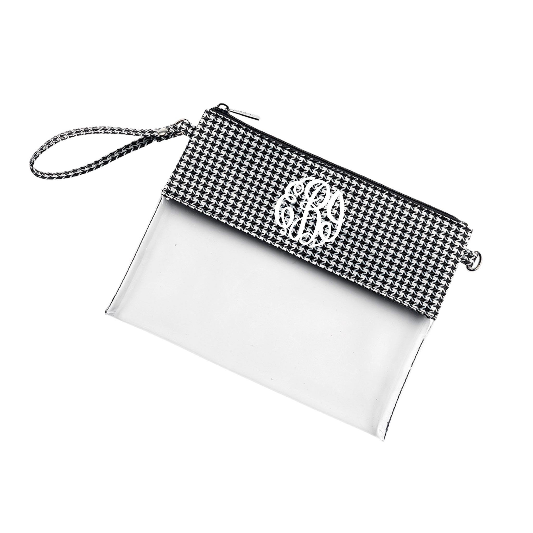 clear wristlet bag