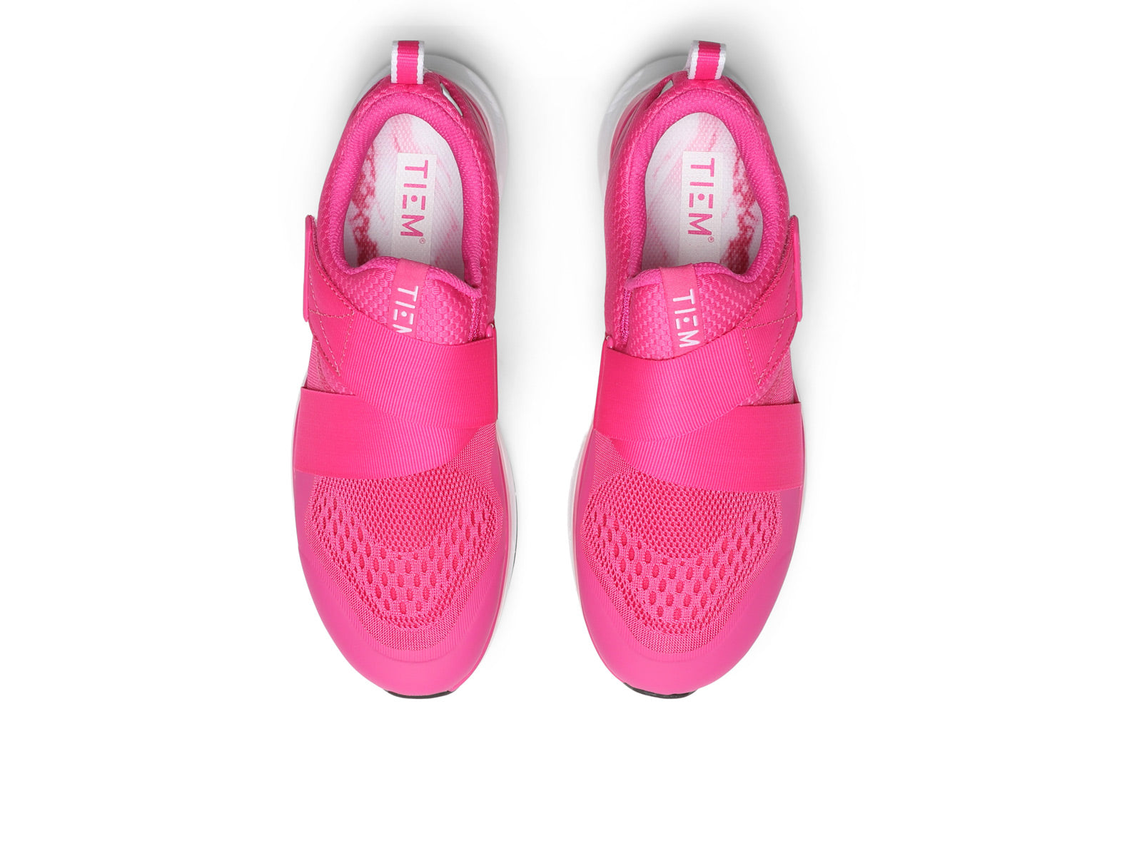 hot pink cycling shoes