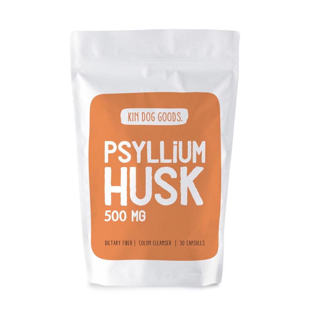 adding psyllium husk to dog food