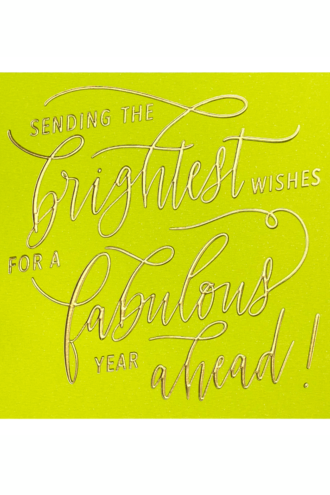 Birthday Fabulous Neon Greeting Card