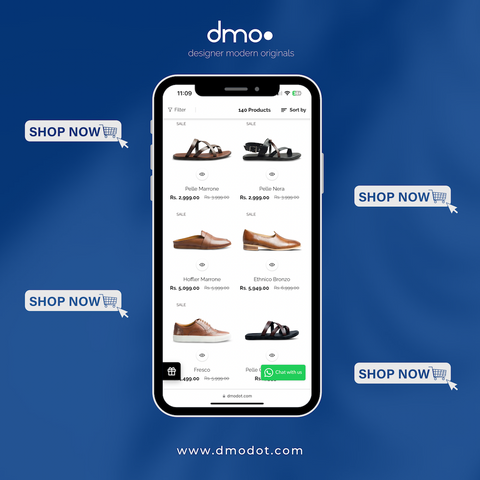 handcrafted leather footwear by dmodot, best for weddings and festive looks