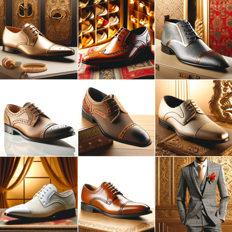 Top-Rated Wedding Shoes Collage - Best Footwear Choices for Indian Grooms