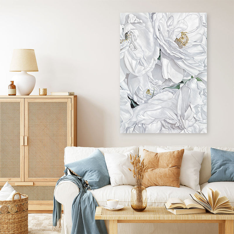 Buy White Flowers Canvas Print | The Print Emporium® Store