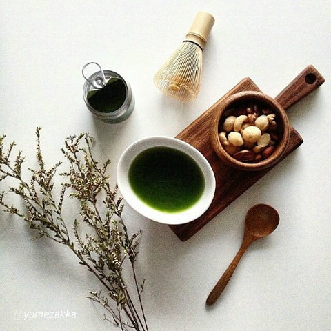 Traditional Matcha Tea is prepared and served with Ceremonial or Premium Grade.