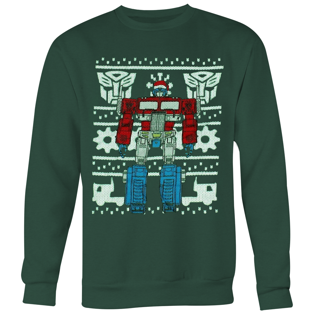 transformers ugly christmas sweater