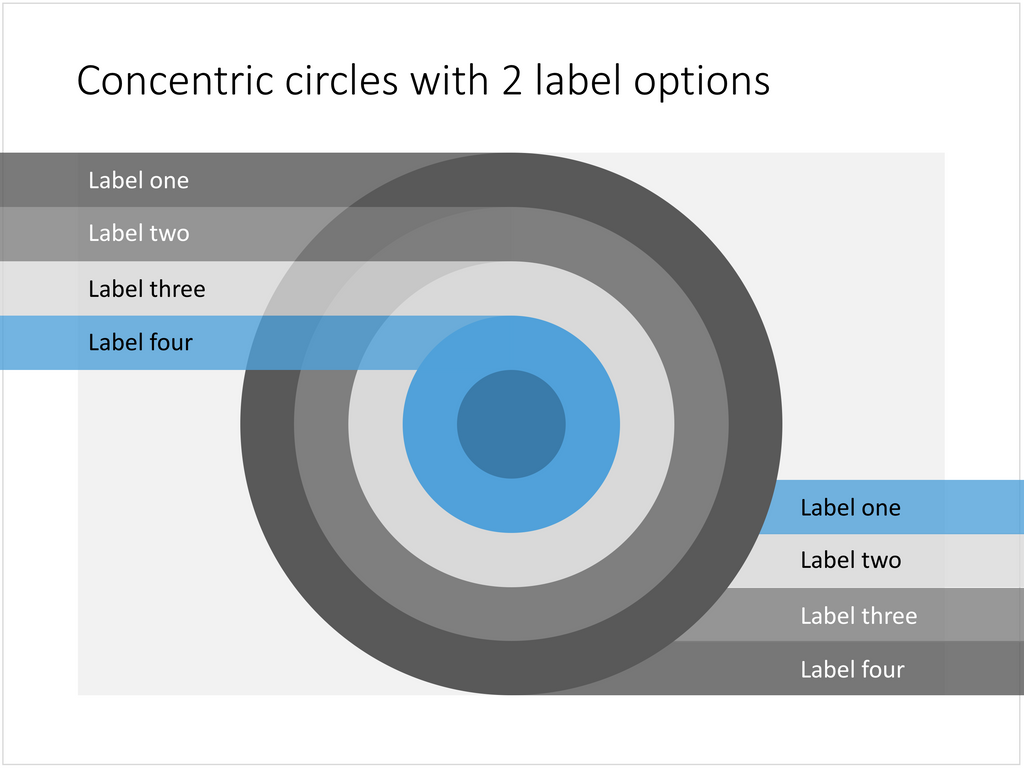 menu background layout â€“ SlideMagic PowerPoint slide circles with concentric