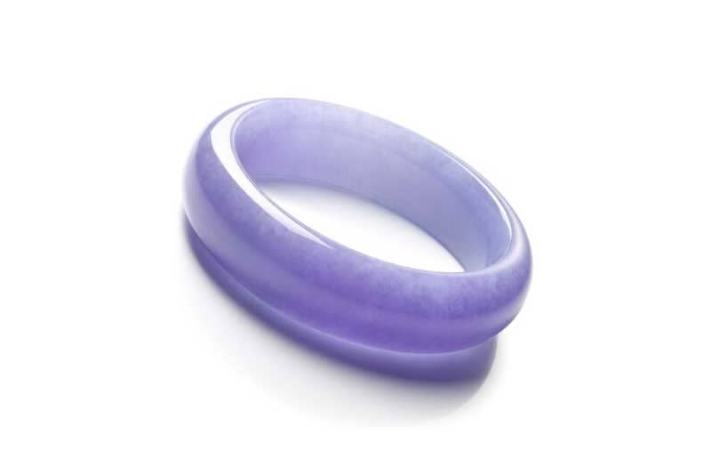 Lavender jadeite bangle