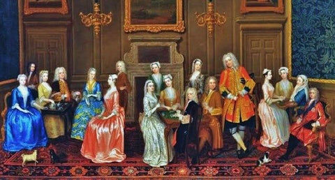 English Tea party in the 1730s