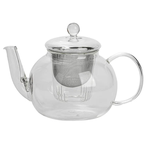 Glass tea pot with infuser