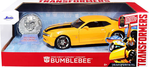 Jada 1:24 2006 TRANSFORMERS Chevrolet Camaro Concept Die-Cast jaune 98497  Expédition abordable Livraison GRATUITE et RAPIDE activité de réduction  