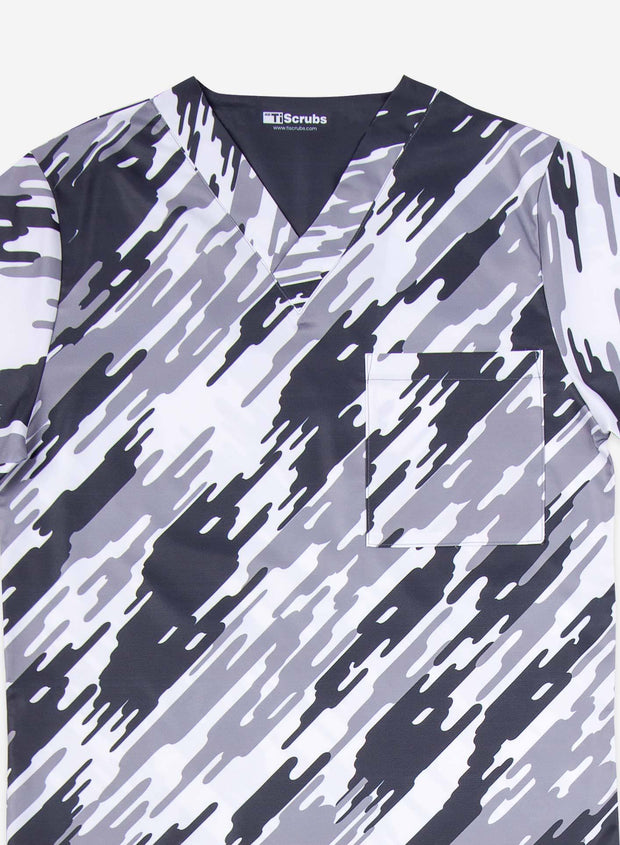 scrub top pattern mens