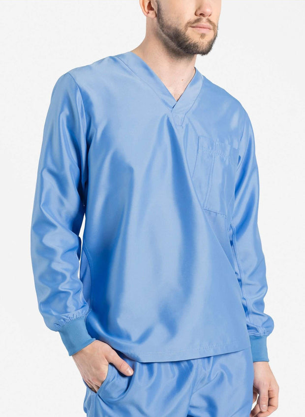 Men S Long Sleeve Scrub Top Tiscrubs