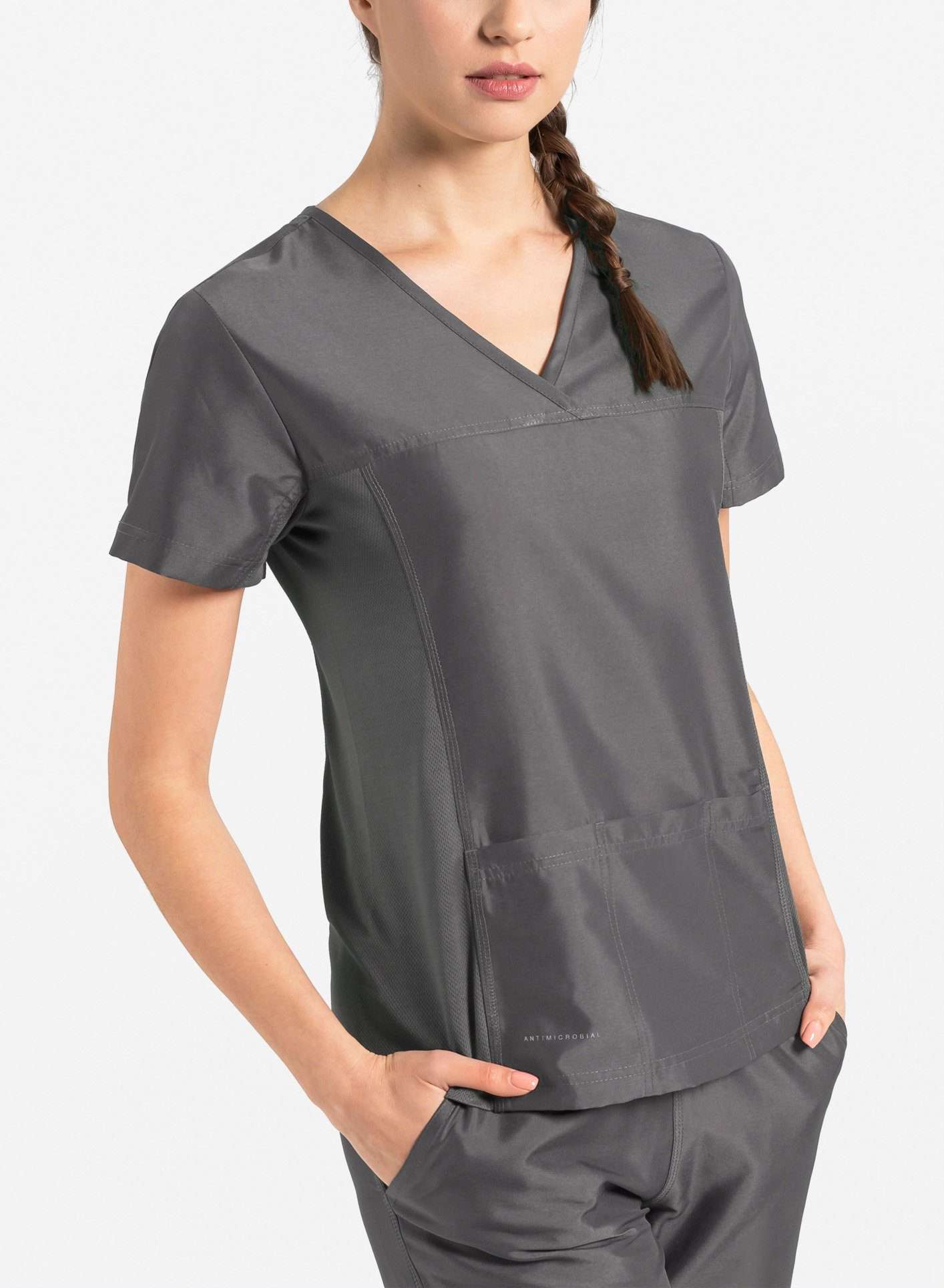 Women's Gray Scrubs TiScrubs