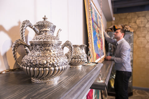 Muzeum co-founder Max Smirnov in the Yorkville store in Toronto