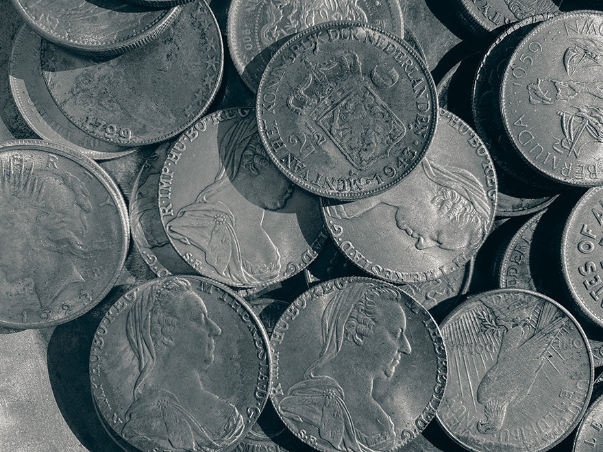 Older silver coins from around the world