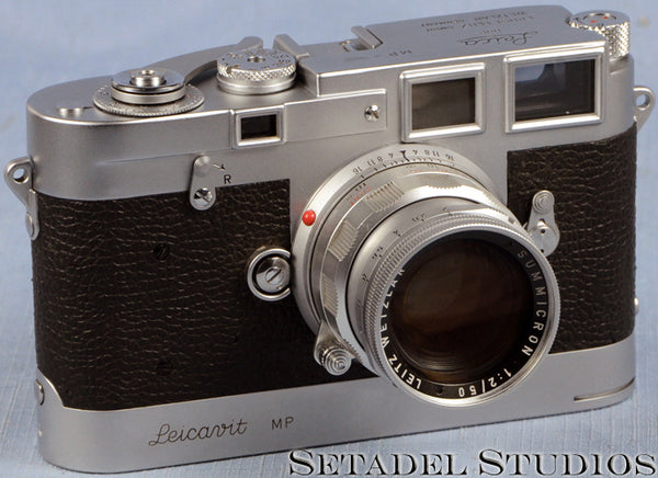 Original Leica MP chrome camera set