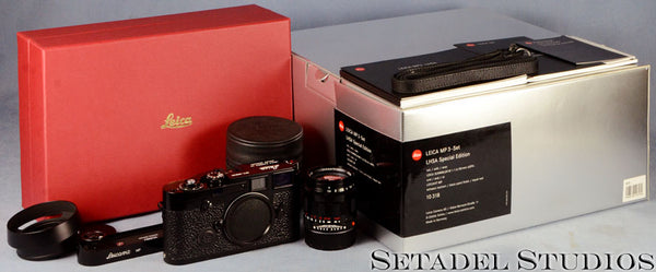 Leica MP3 black paint #501/1000 1st black paint camera set made!