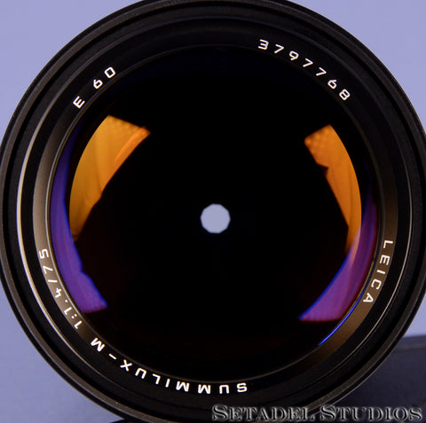 Leica 75mm summilux serial numbers