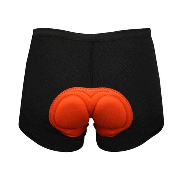 High Quality Unisex Black cycling Shorts Comfortable Underwear Sponge