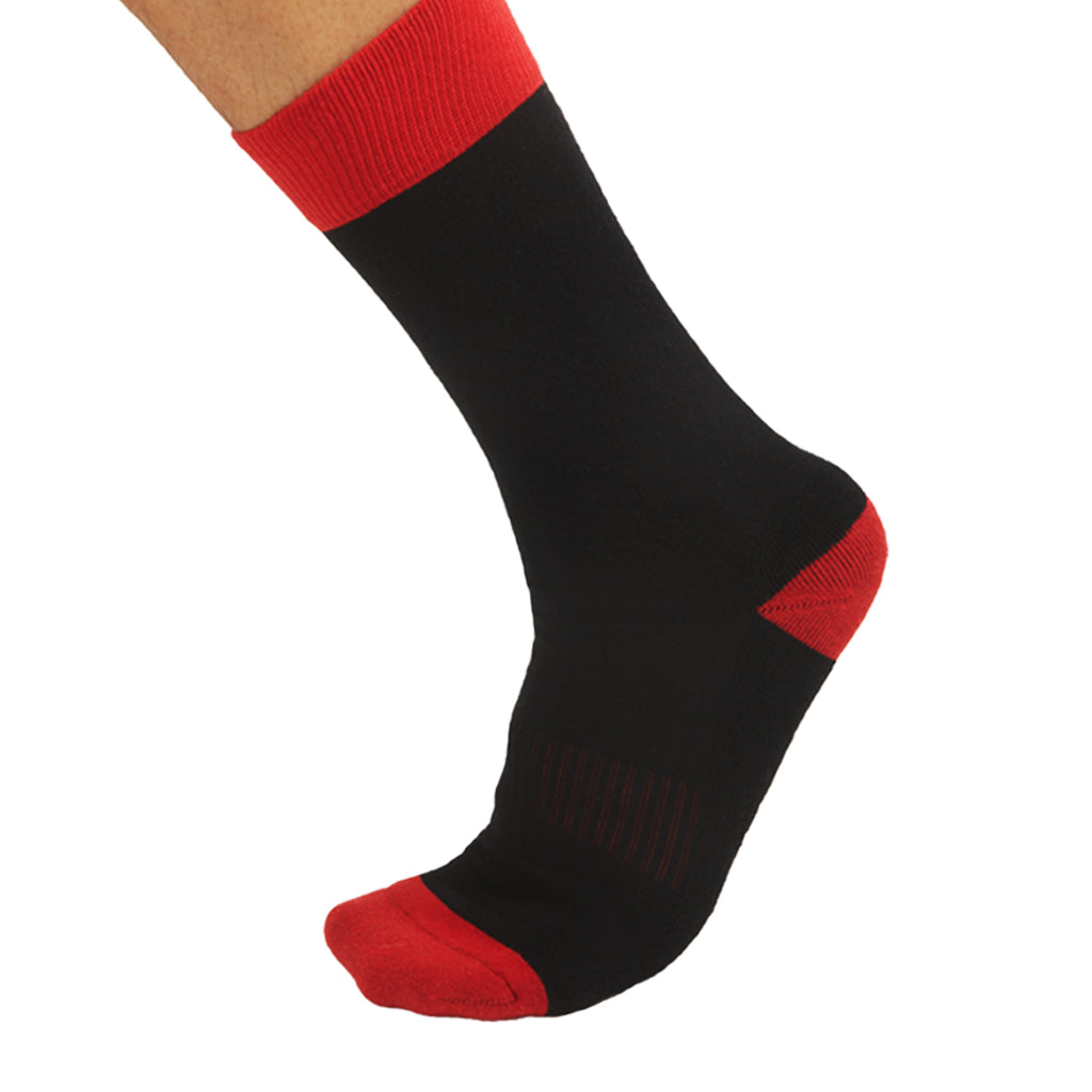 Men’s Socks | Black Solid Serious Socks | Pengallan