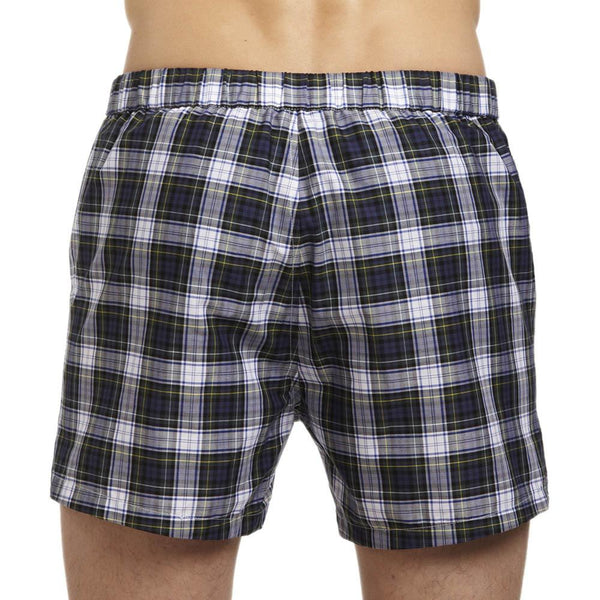 Men’s Designer Underwear | Slim-Fit Boxers Blue/Green Tartan Plaid ...