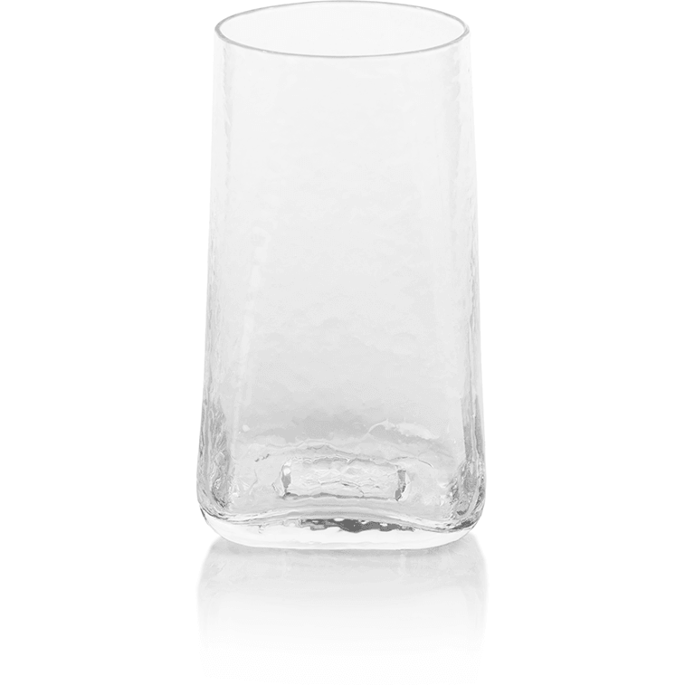 Willa Speckled Highball Glasses, Set of 6 (Set of 6) Color: Aqua