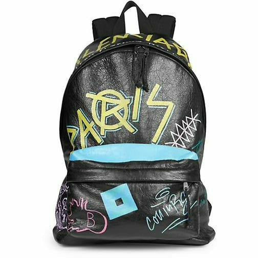 balenciaga graffiti backpack