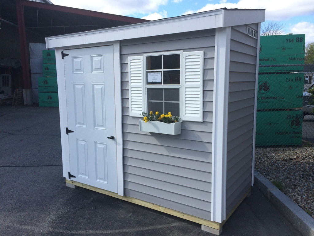 4x8 Garden Shed Vinyl â€