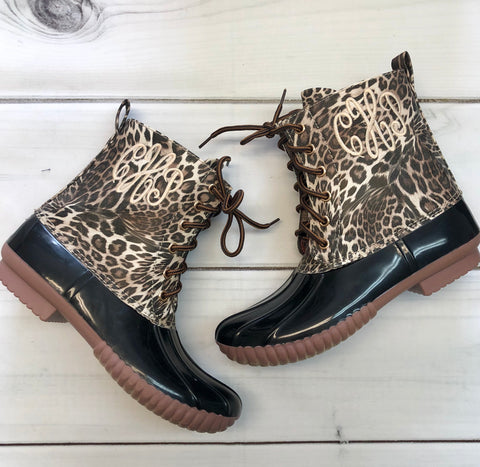 boutique duck boots