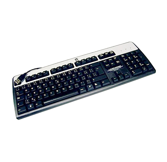 ps2 keyboard hp wired qwerty pc 5189