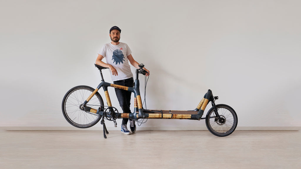 Custom Bamboo Cargo Bike