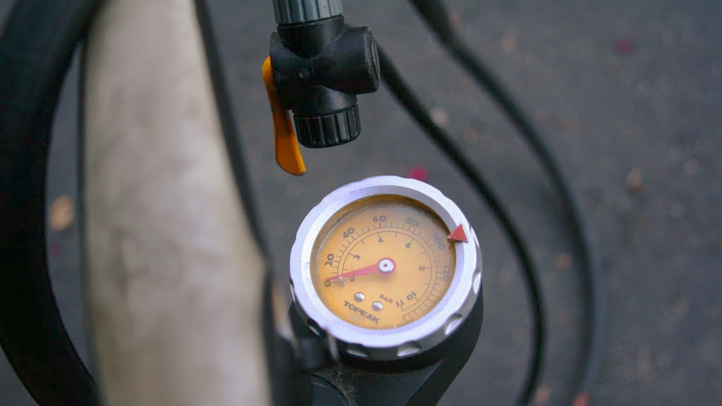 RIDE WITH THE CORRECT TIRE PRESSURE