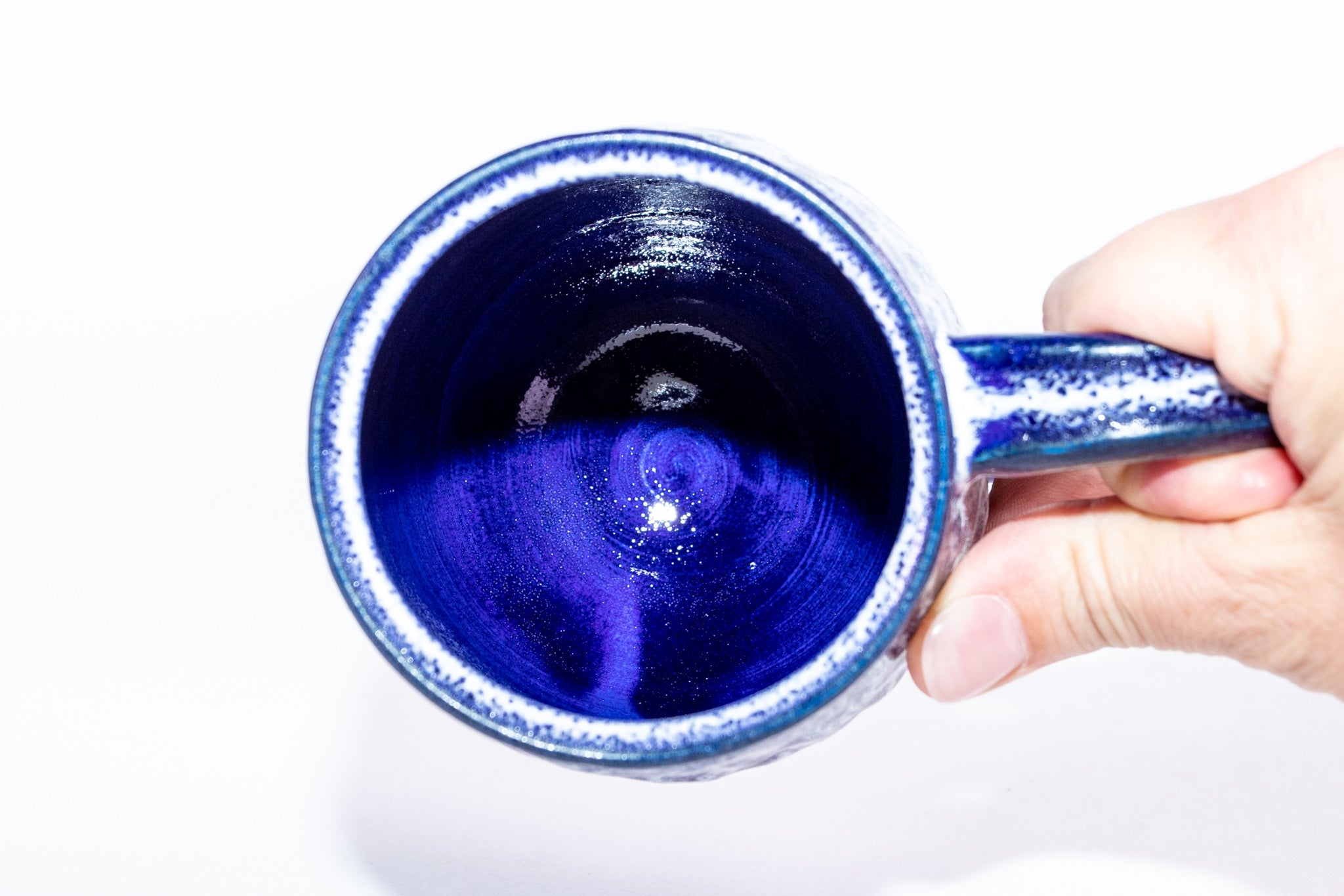 Cobalt Blue rain mug - Faceted series